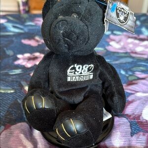 Black Raiders Plush Bear